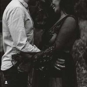 Gorgeous Wantmylook black chiffon dress